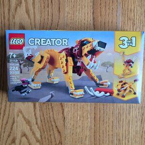 LEGO Creator 3-in-1 Wild Lion Set | 31112 | NEW